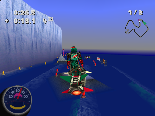 Jet Moto 2 screenshot 3 for Playstation